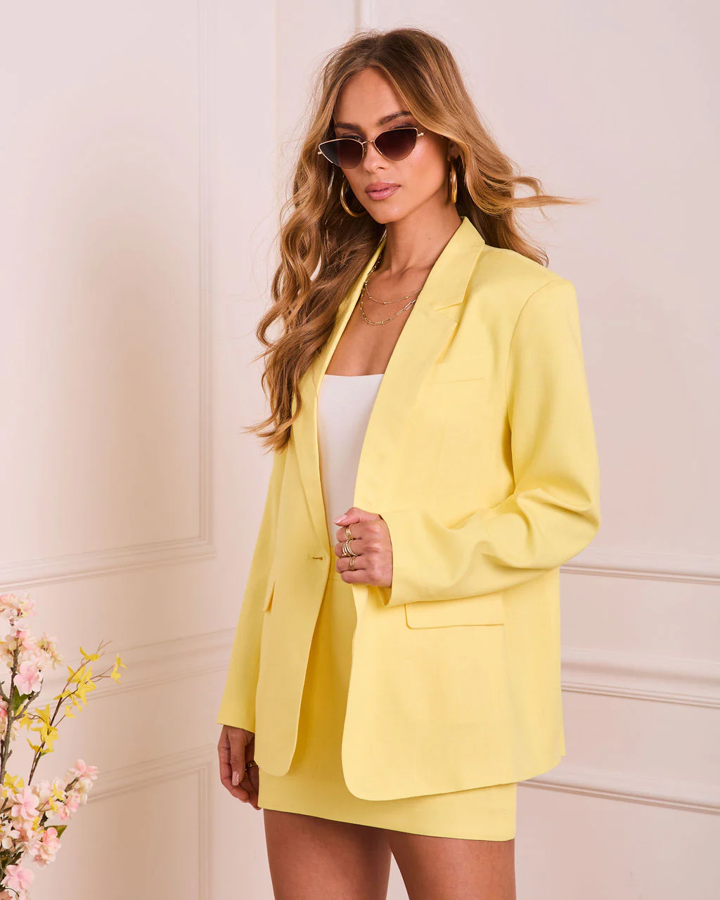 Mellora Oversized Linen Blazer - Image 3