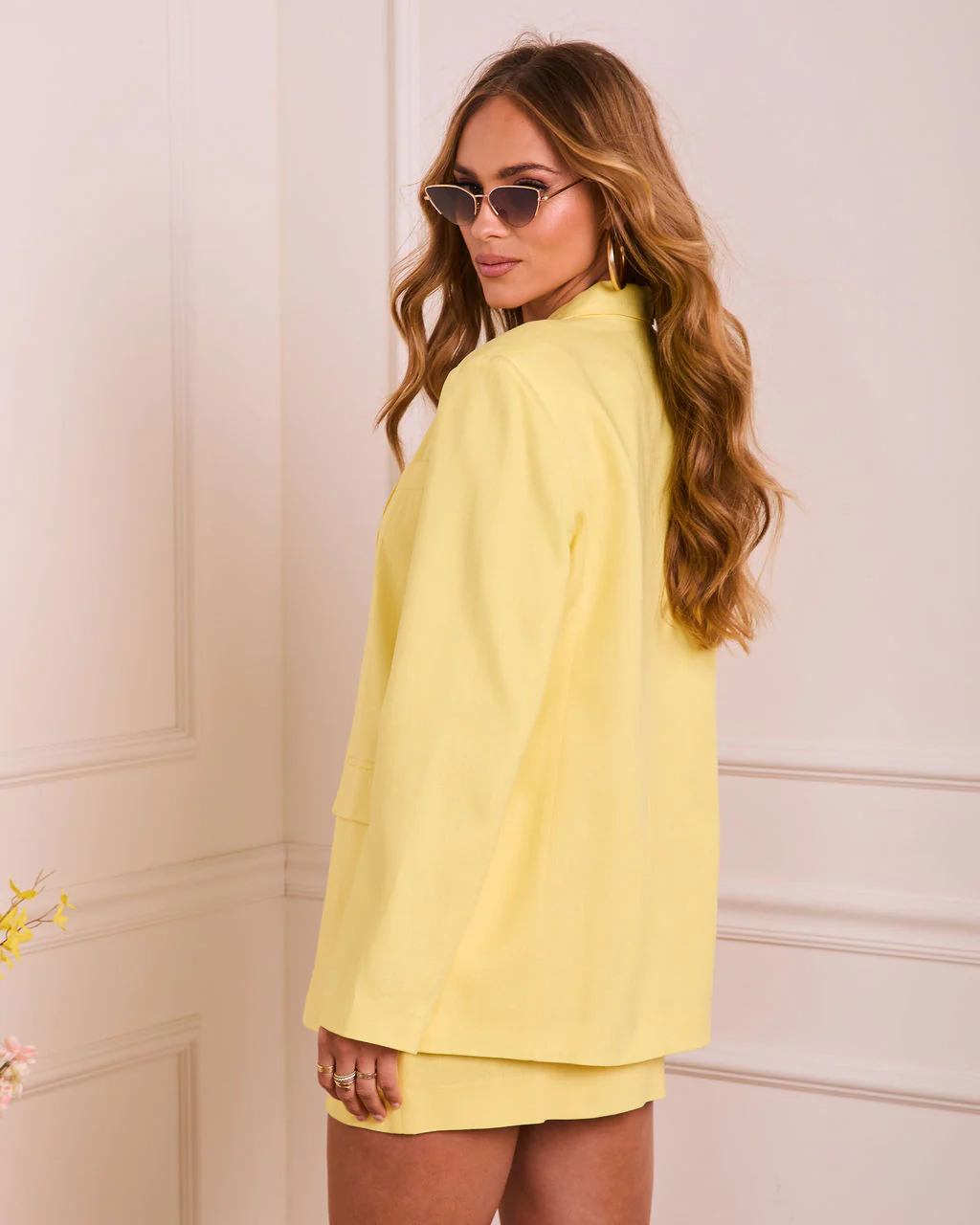 Mellora Oversized Linen Blazer - Image 4