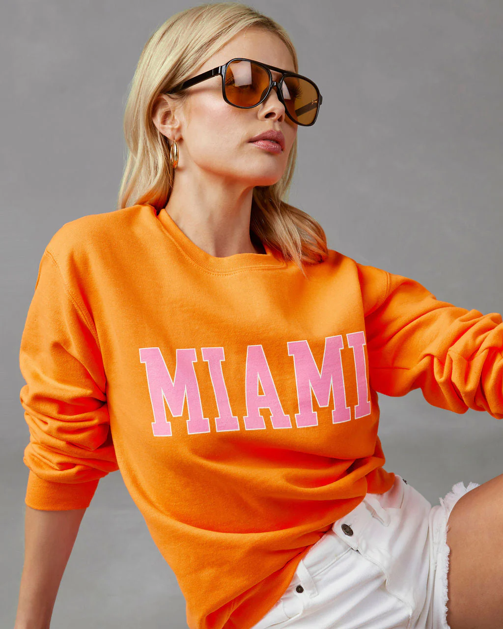 Miami Cotton Blend Sweatshirt - Image 3