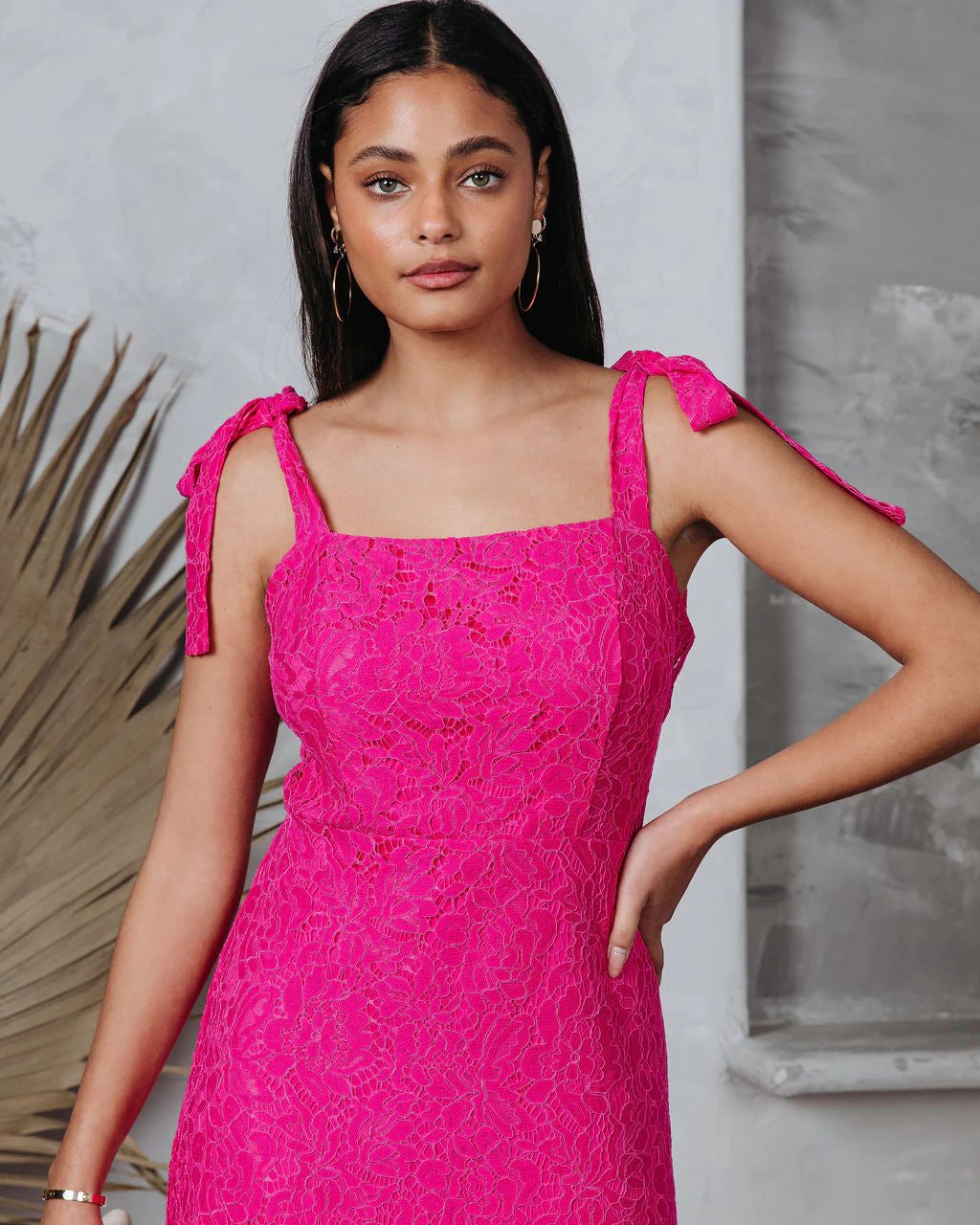 Miami High Tea Lace Midi Dress - Image 2