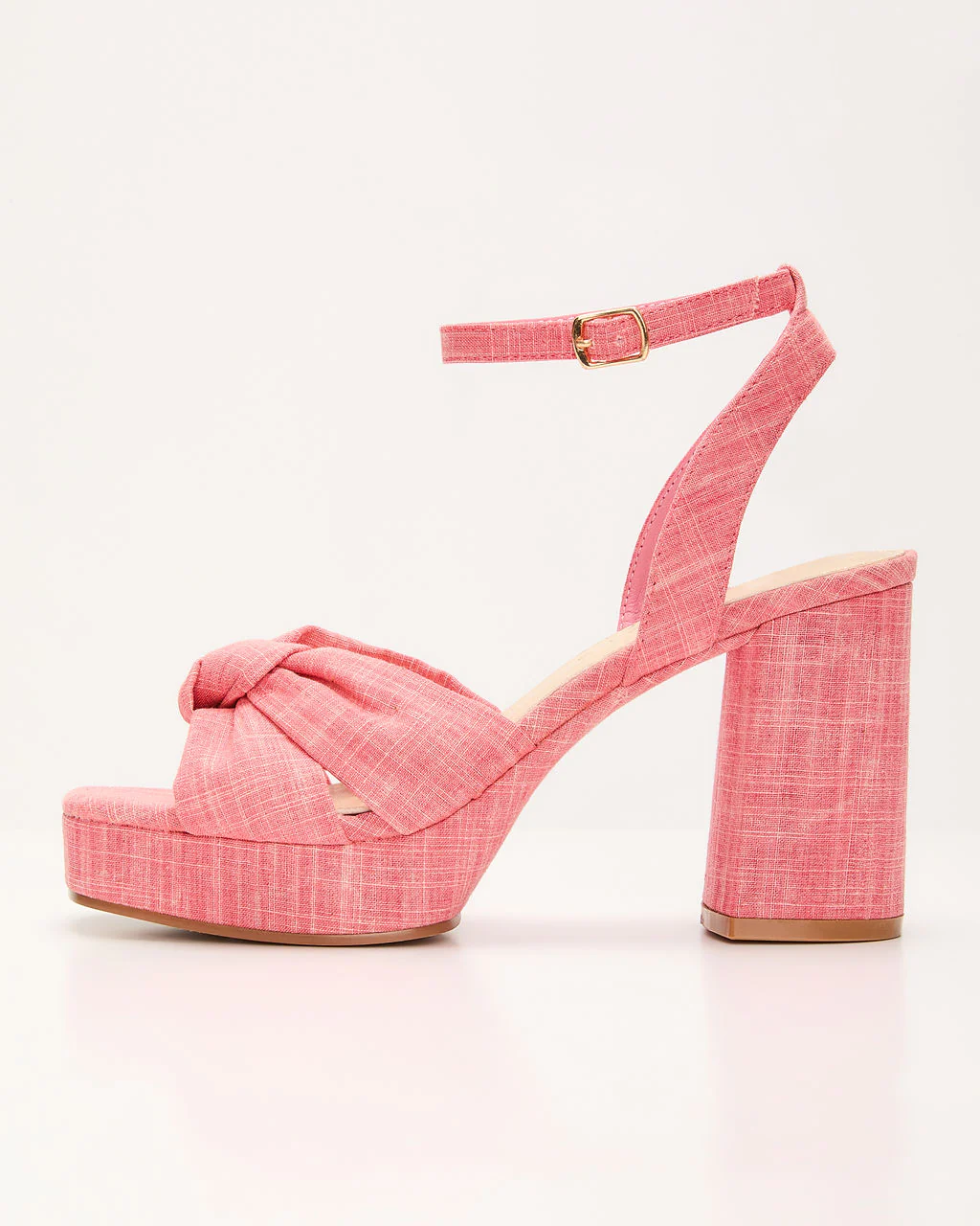 Mikah Twist Knot Platform Heels - Image 2