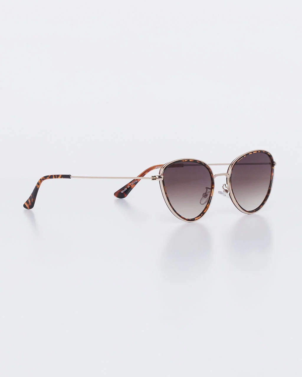 Milly Aviator Sunglasses With Trim - Image 3