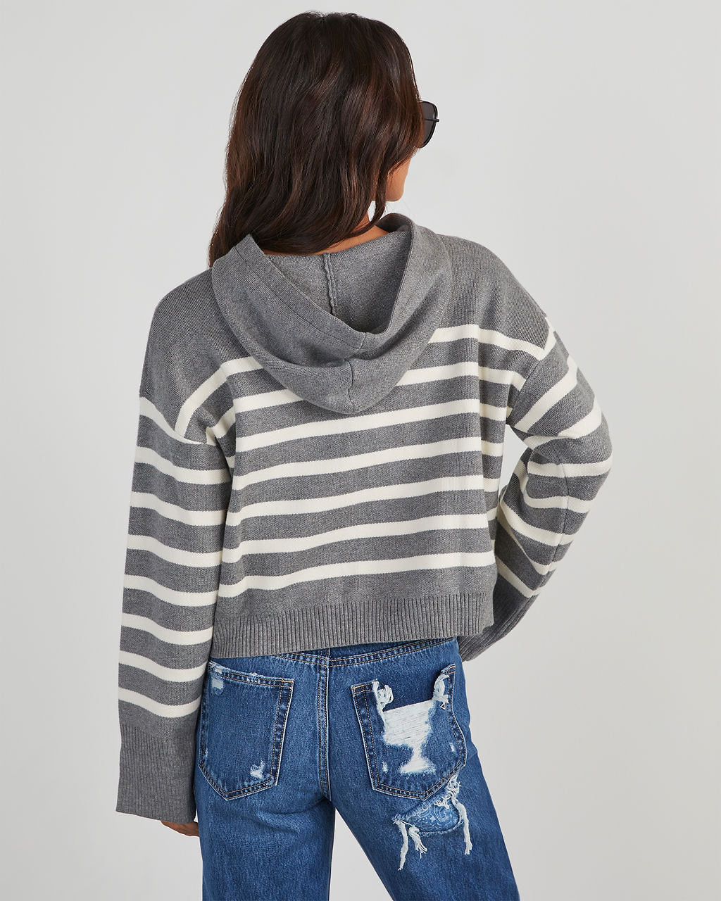 Milton Striped Hooded Sweater - Image 5