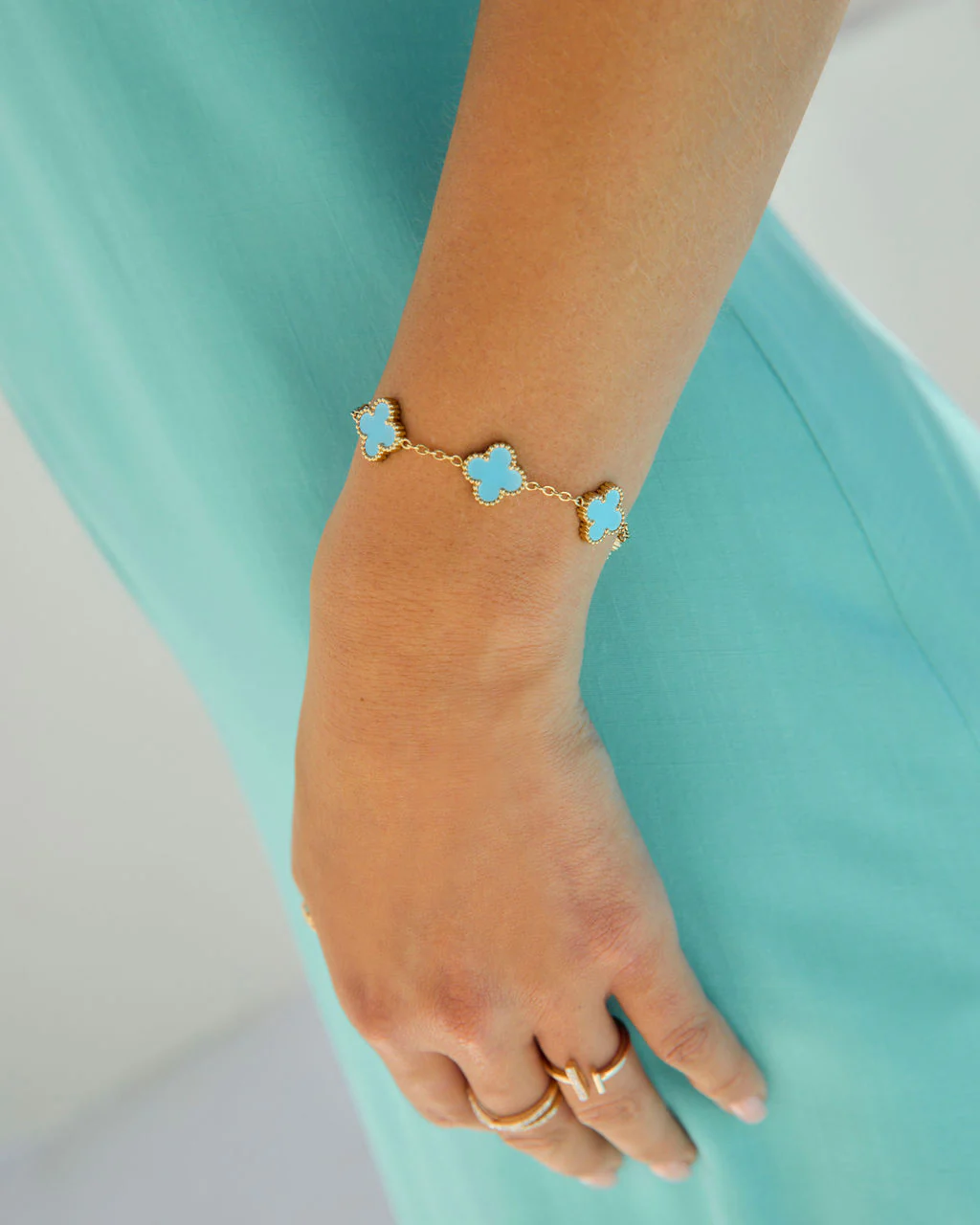 Miranna Clover Charm Bracelet - Image 3