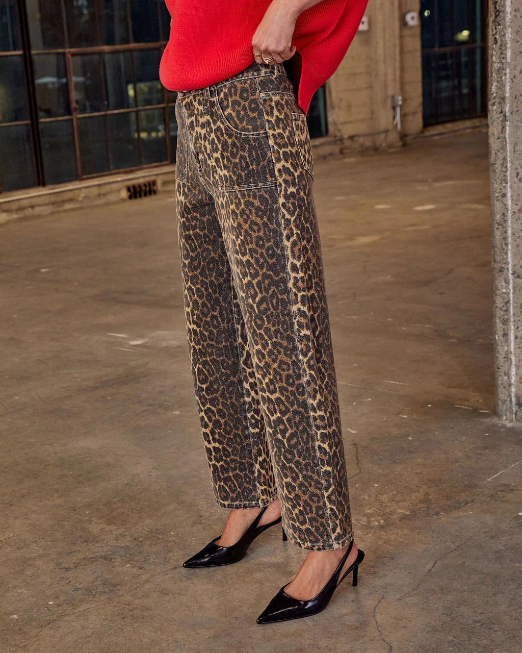 Moment In Time Leopard Print Pants - Image 3
