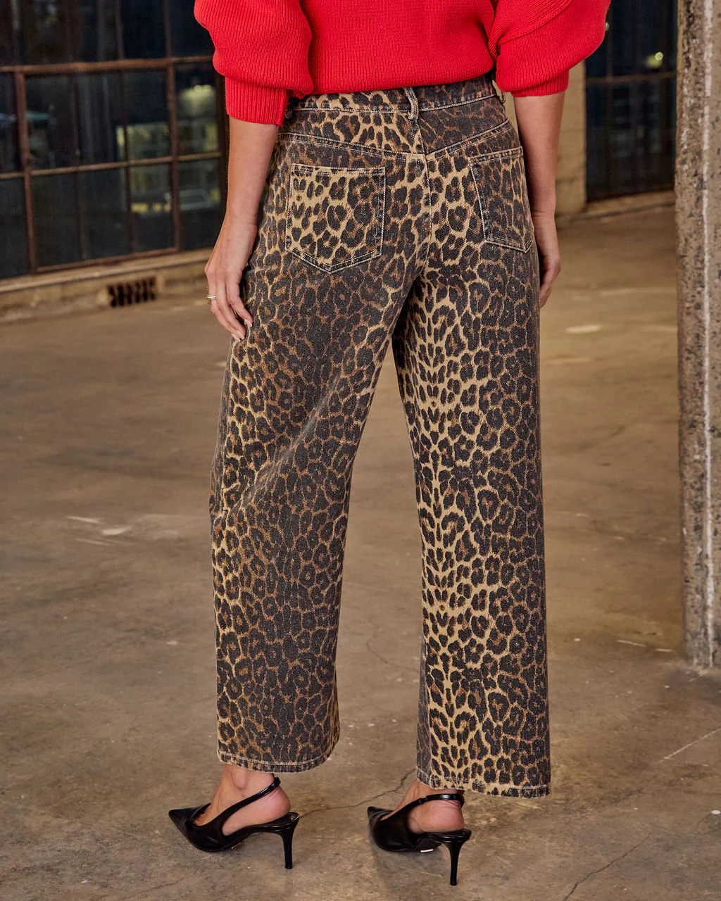 Moment In Time Leopard Print Pants - Image 4