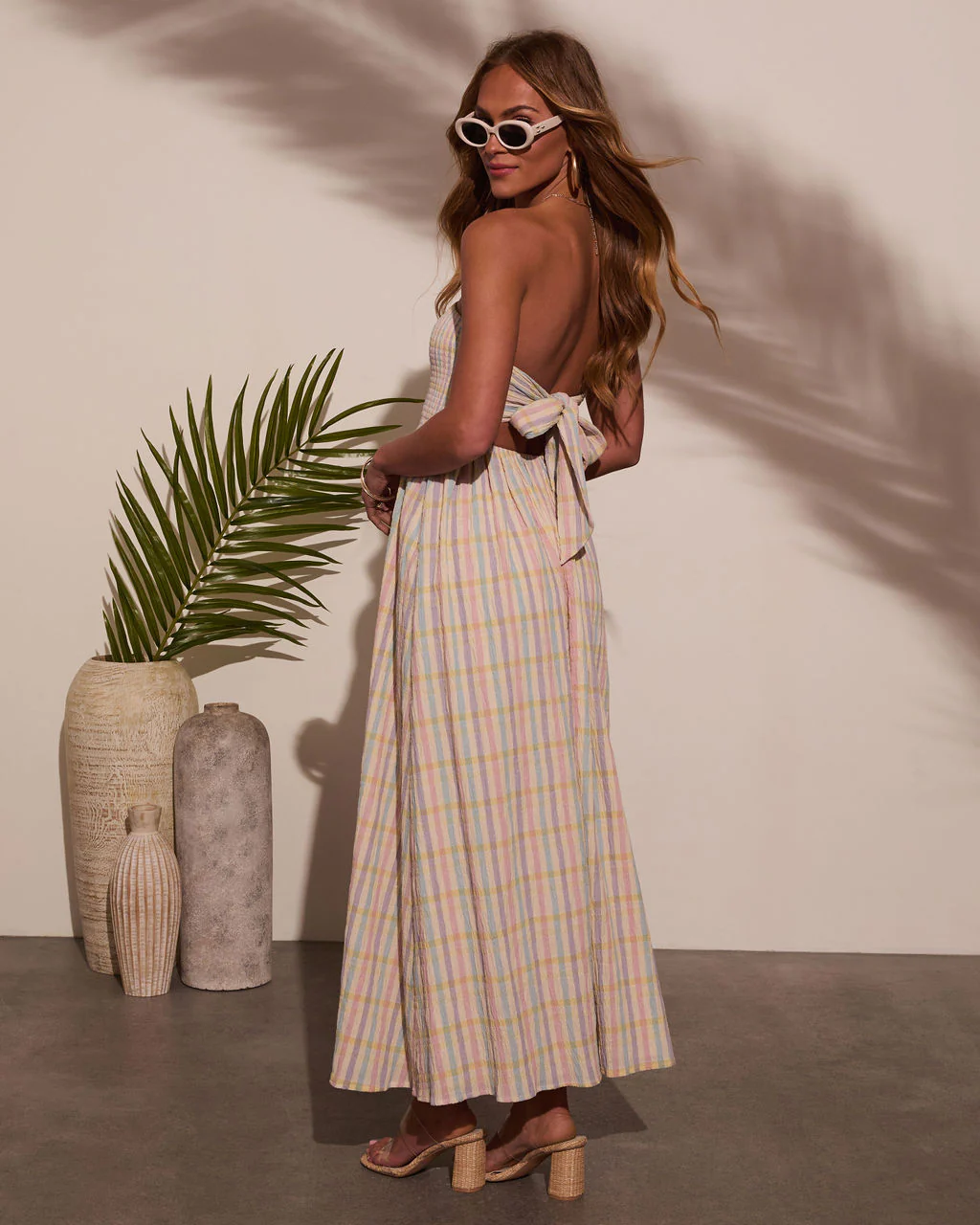 Montana Striped Strapless Maxi Dress - Image 6