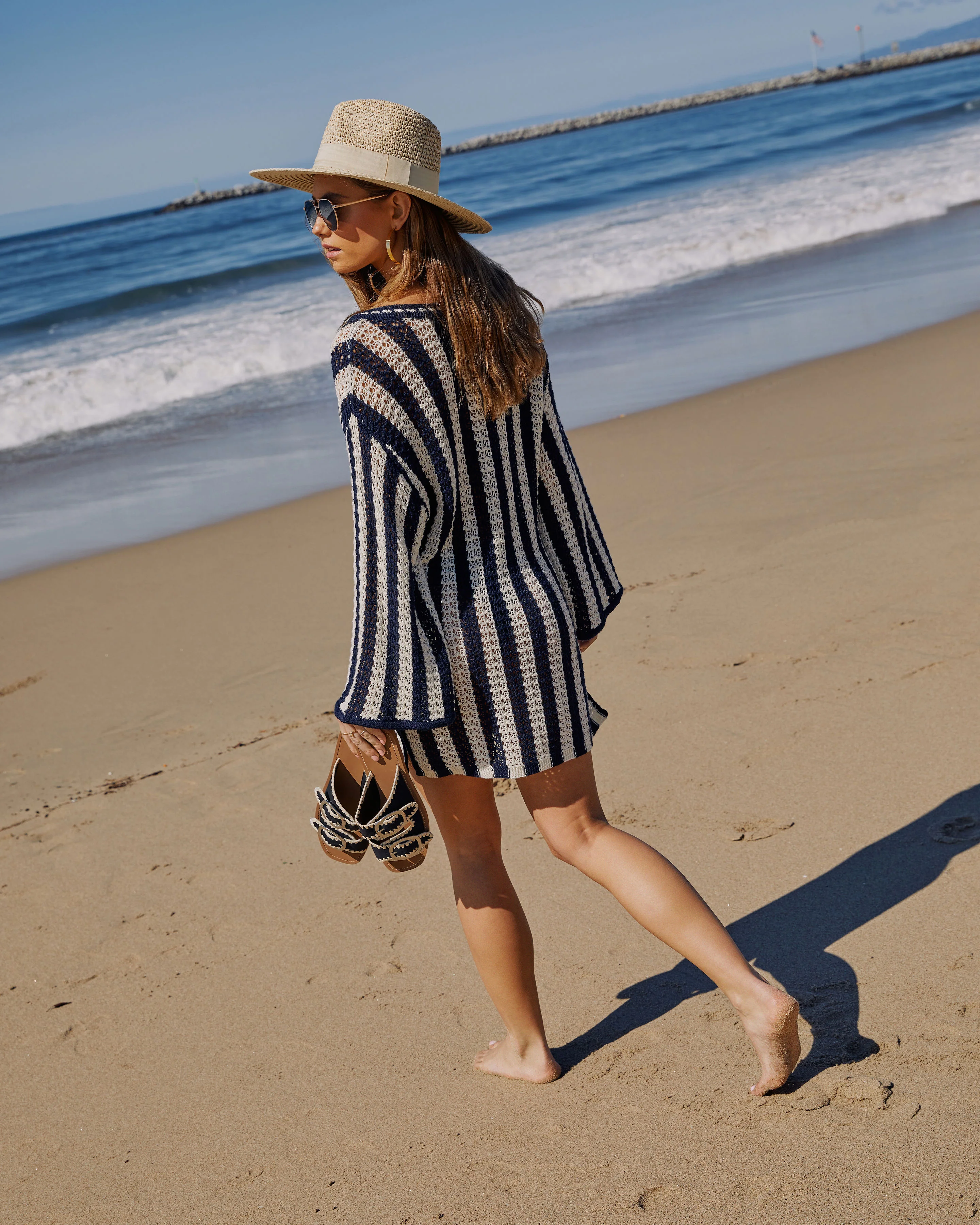 Montauk Striped Coverup Dress - Image 3