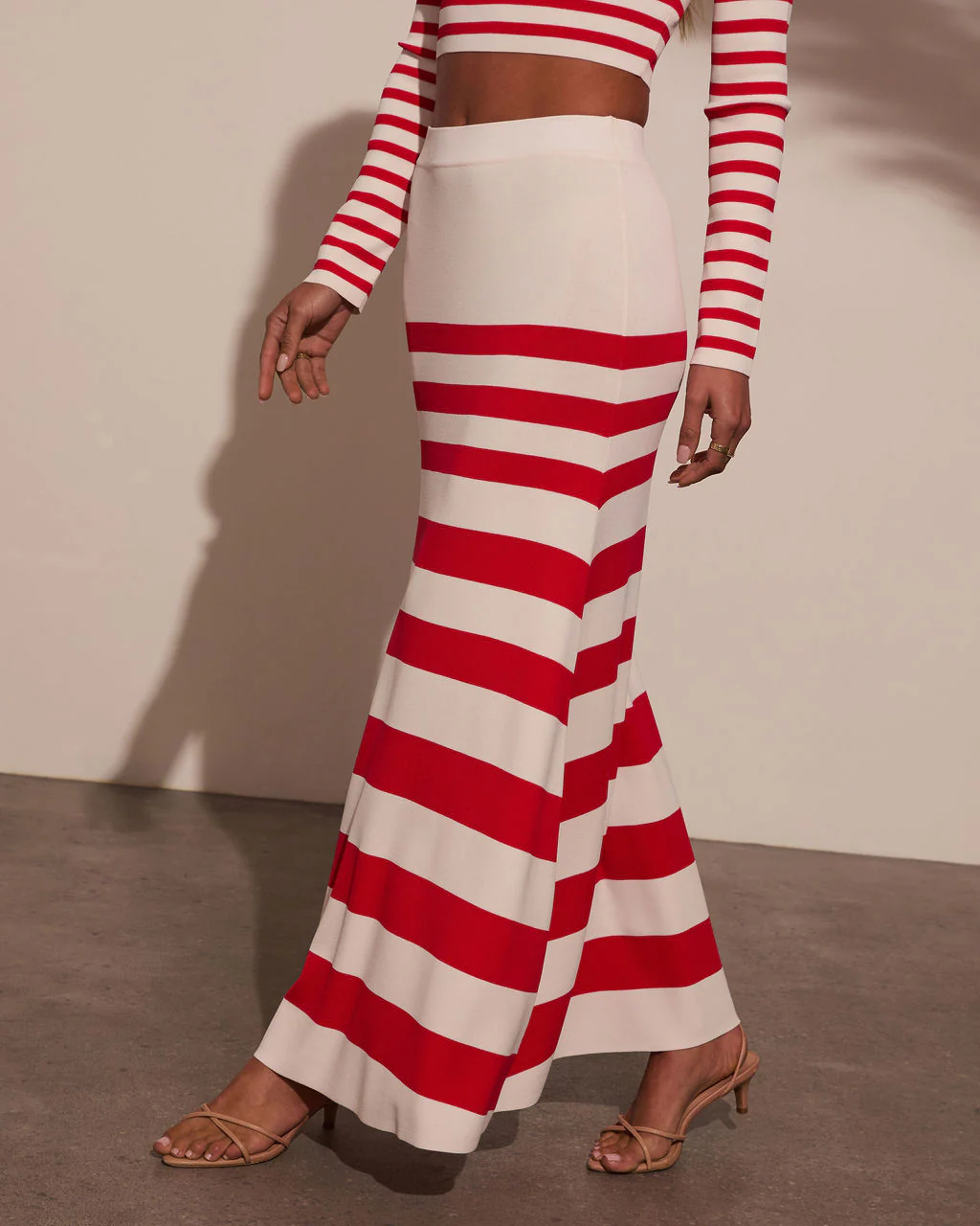 Montez Striped Maxi Skirt - Image 3