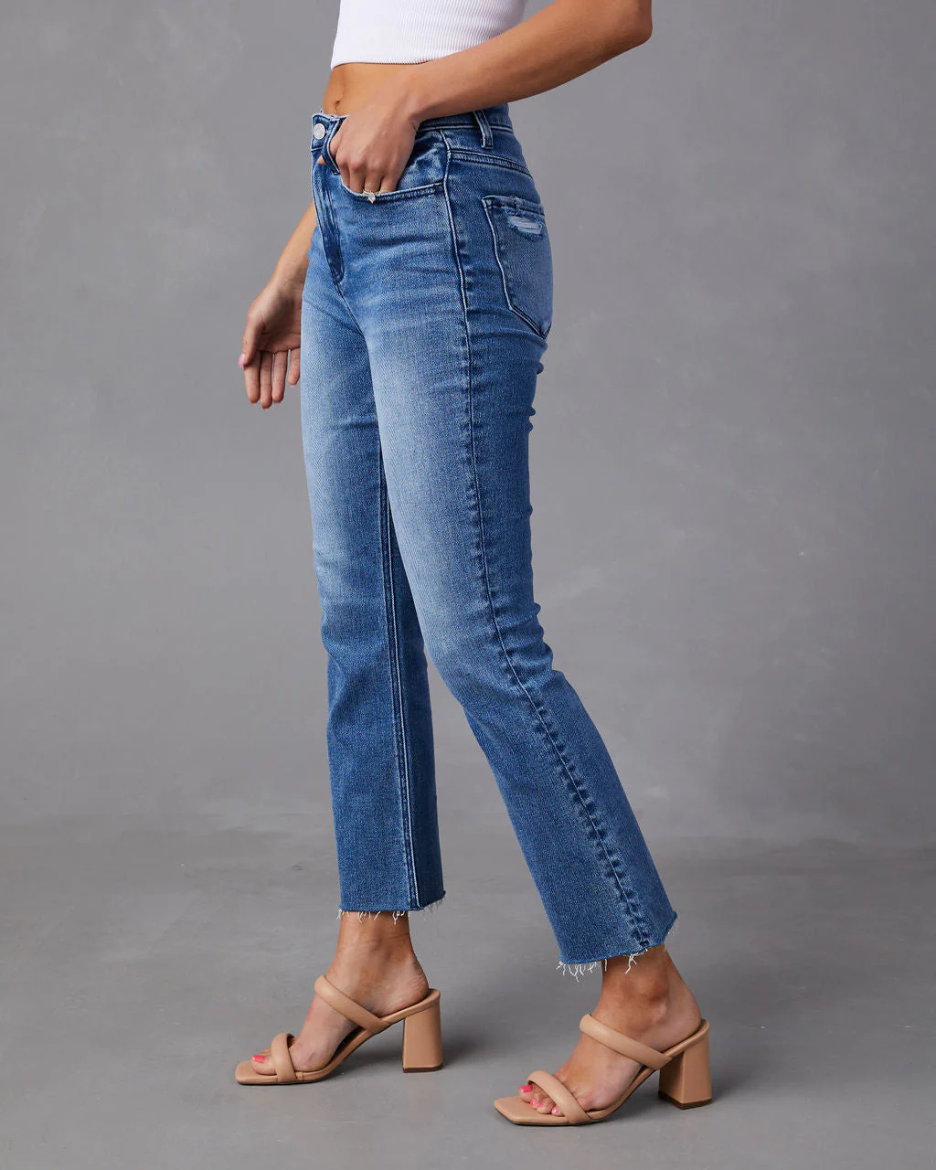 Morisette High Rise Flare Jeans - Image 3