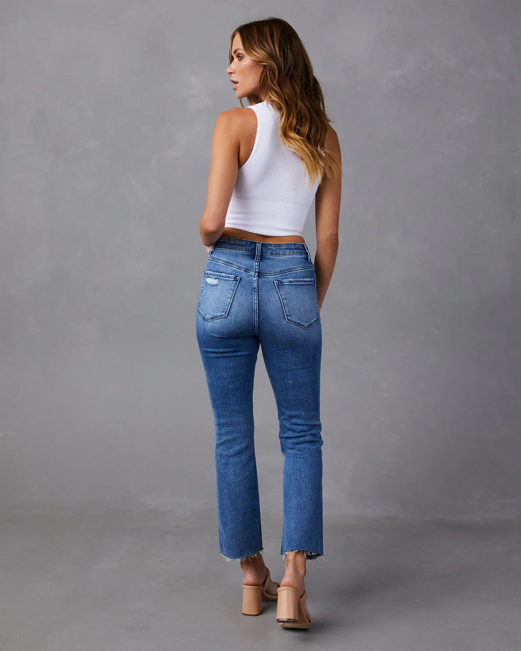 Morisette High Rise Flare Jeans - Image 4