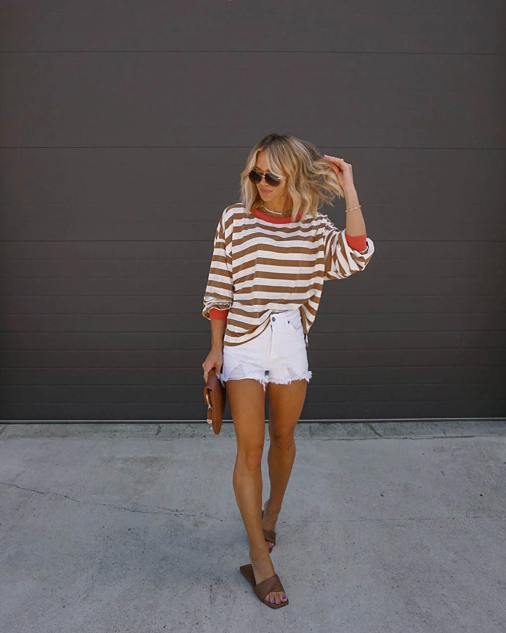 Morwenna Striped Long Sleeve Top - Image 5