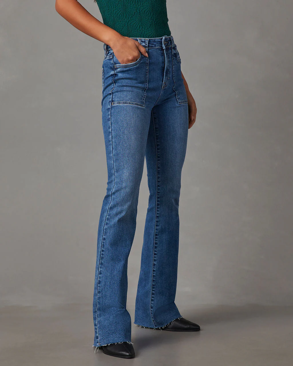 Mulaney High Rise Flare Jeans - Image 3