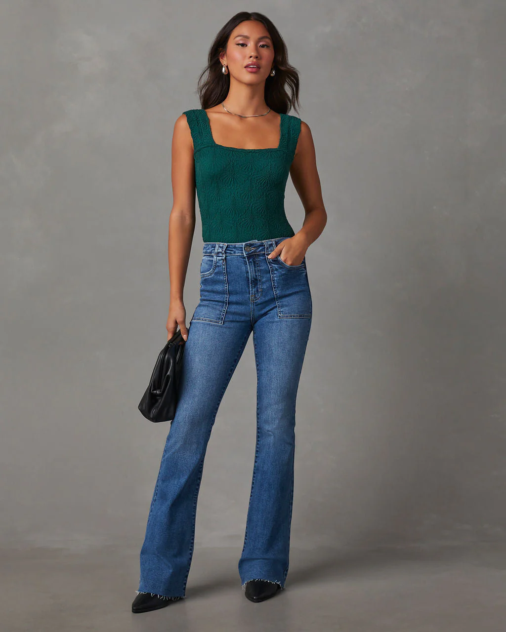 Mulaney High Rise Flare Jeans - Image 6