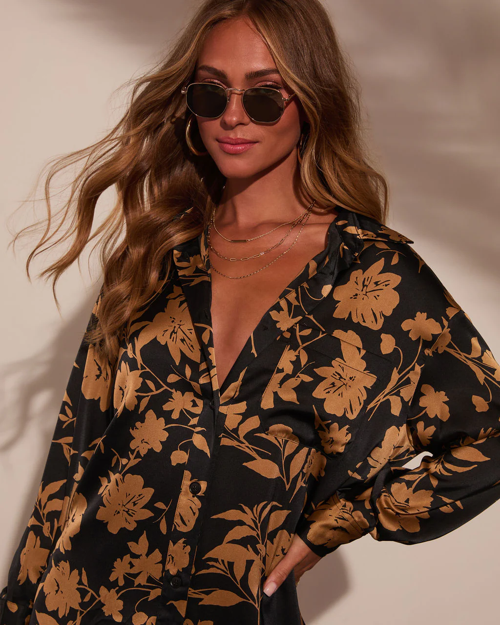 Muse Button Down Shirt Dress - Image 16