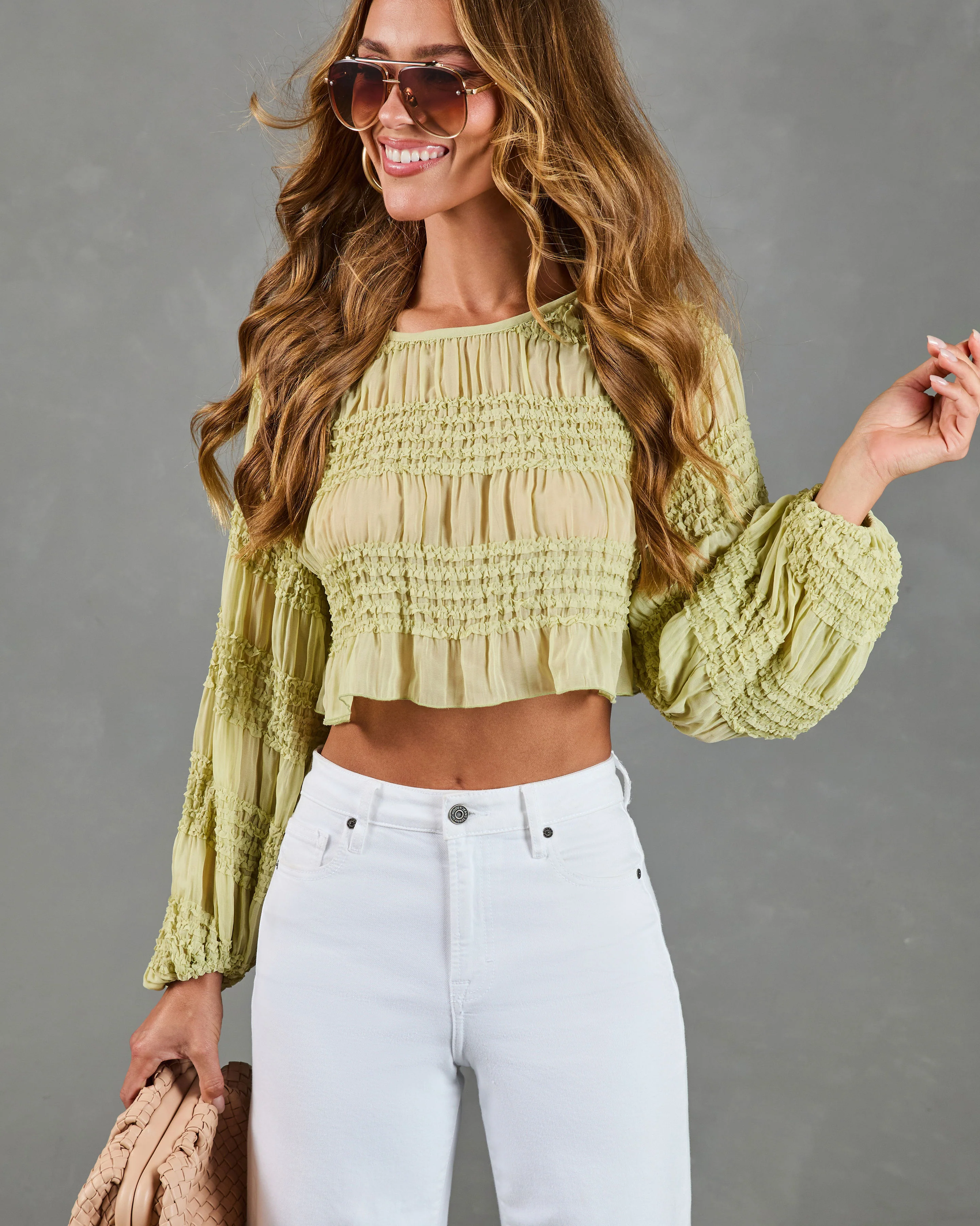 My Dearest Peasant Crop Top - Image 2