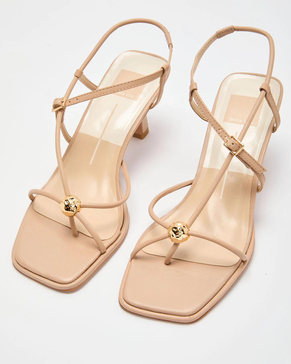 Mylee Strappy Vegan Leather Heels - Image 8
