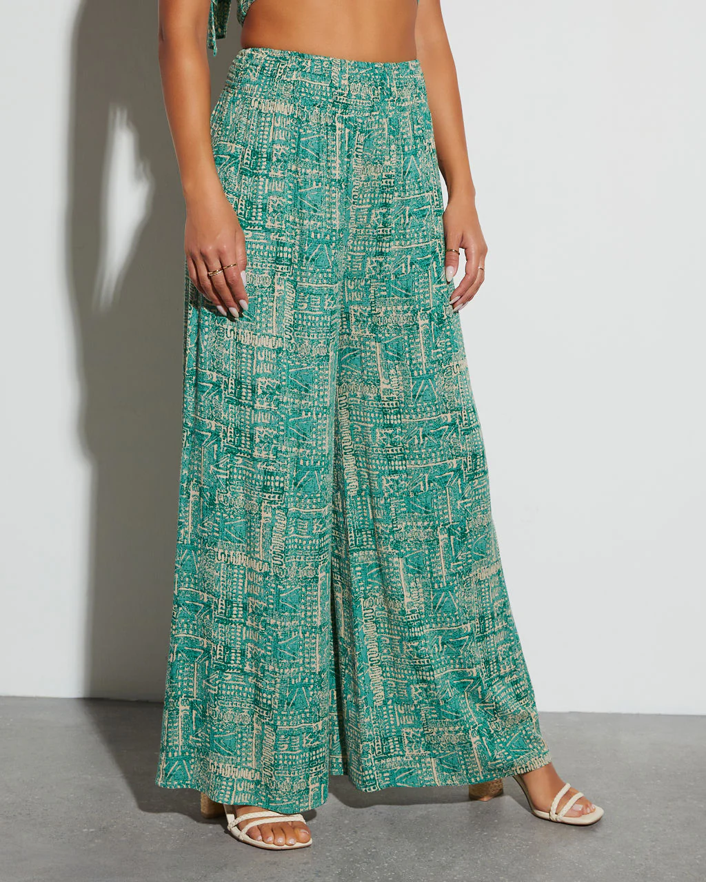 Nadia Printed Straight Leg Pants - Image 3