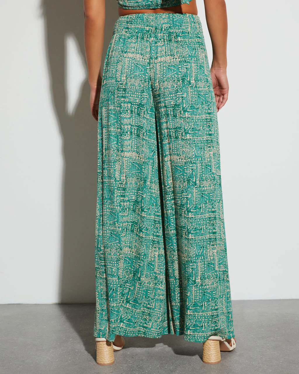 Nadia Printed Straight Leg Pants - Image 4