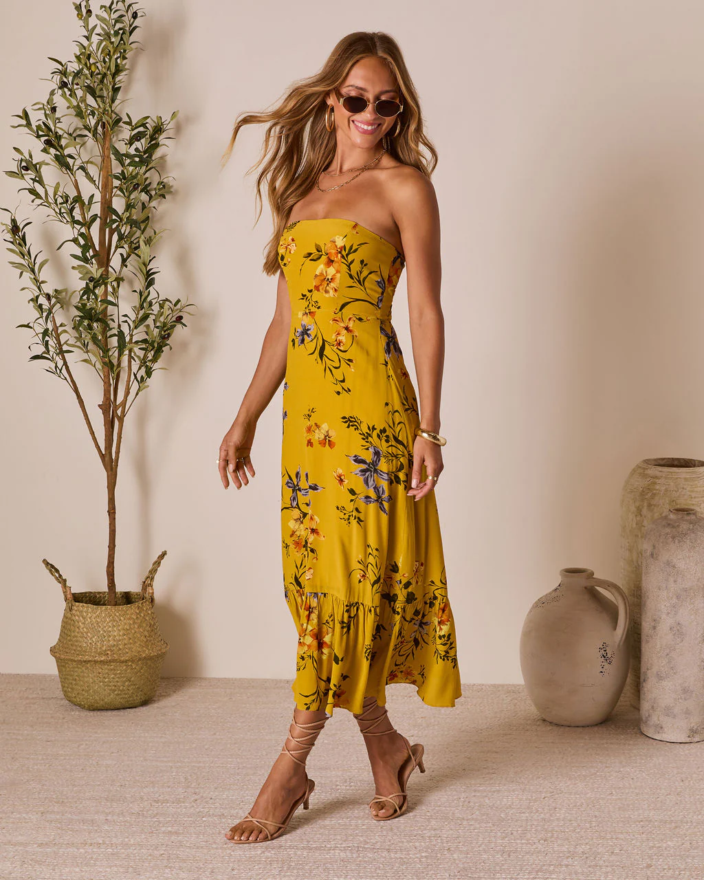 Nakita Fishtail Maxi Dress - Image 3