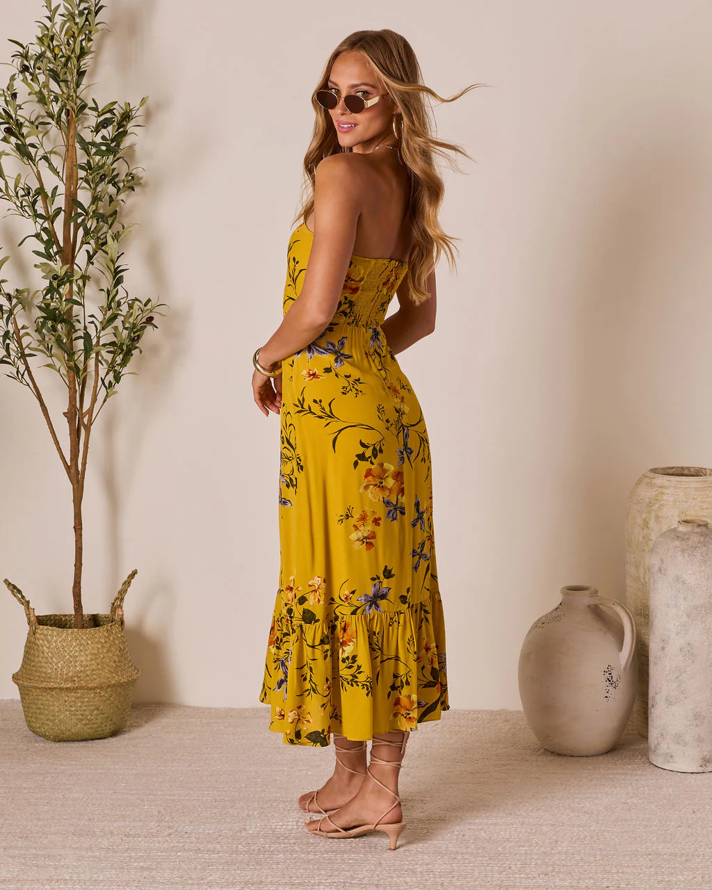 Nakita Fishtail Maxi Dress - Image 4