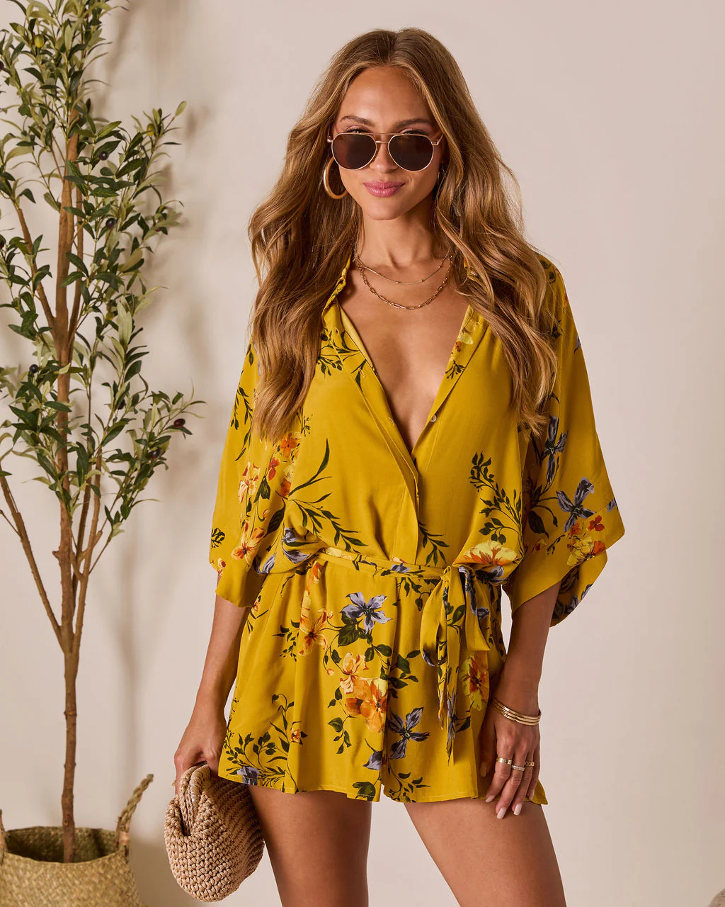 Nakita Waist Tie Romper - Image 5