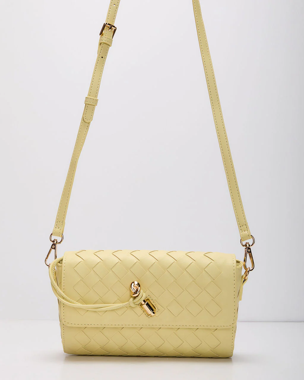 Nalani Woven Leather Crossbody Bag - Image 2