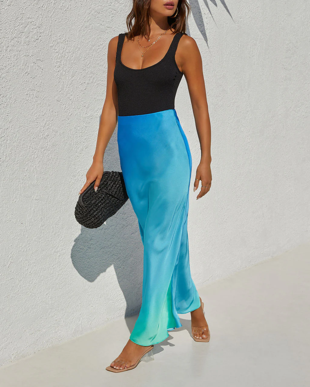 Mindee Ombre Maxi Skirt - Image 3