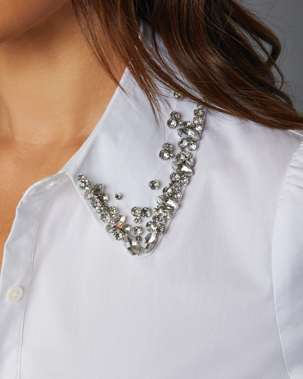 Naya Embellished Collared Button Down - Image 6