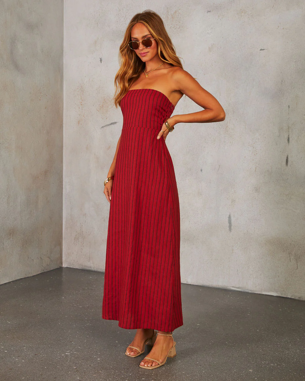 Need You Always Strapless Maxi Dress - Image 6