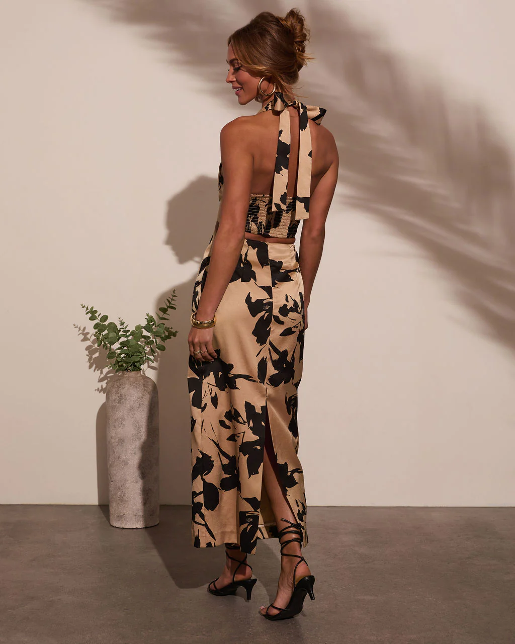 Nellah Cut Out Halter Maxi Dress - Image 4