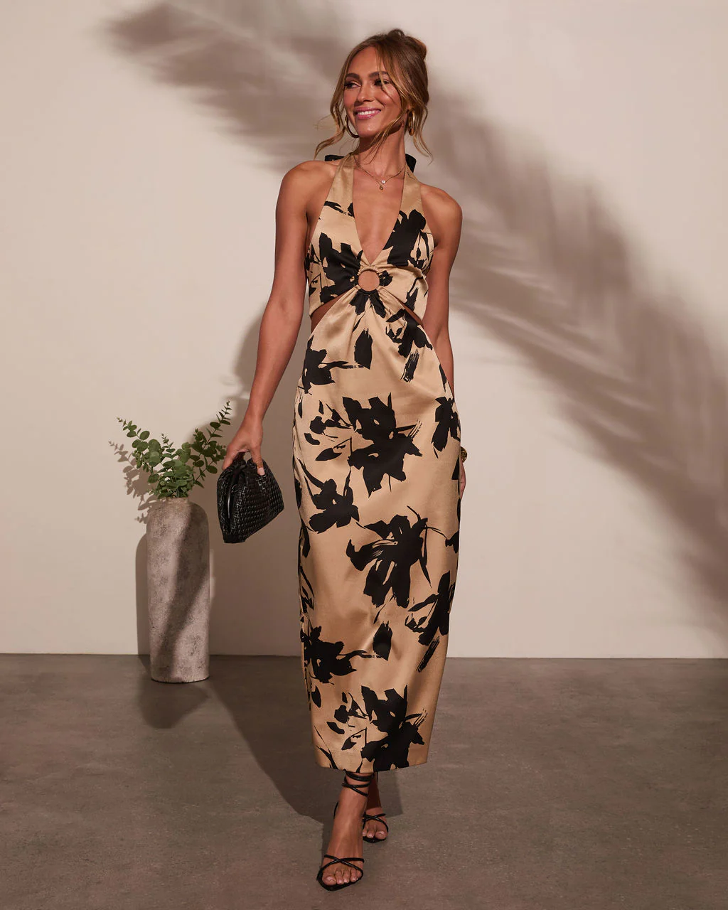 Nellah Cut Out Halter Maxi Dress - Image 6