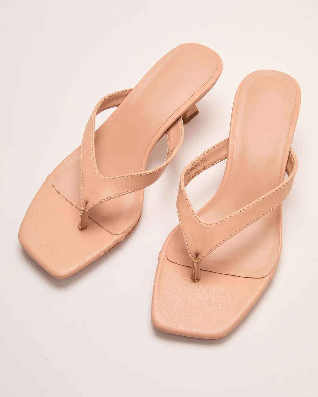 Nerina Thong Kitten Heel Sandals - Image 2