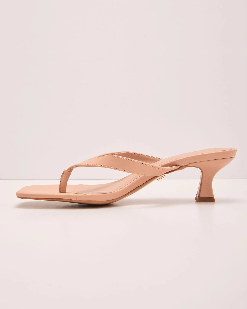 Nerina Thong Kitten Heel Sandals - Image 3