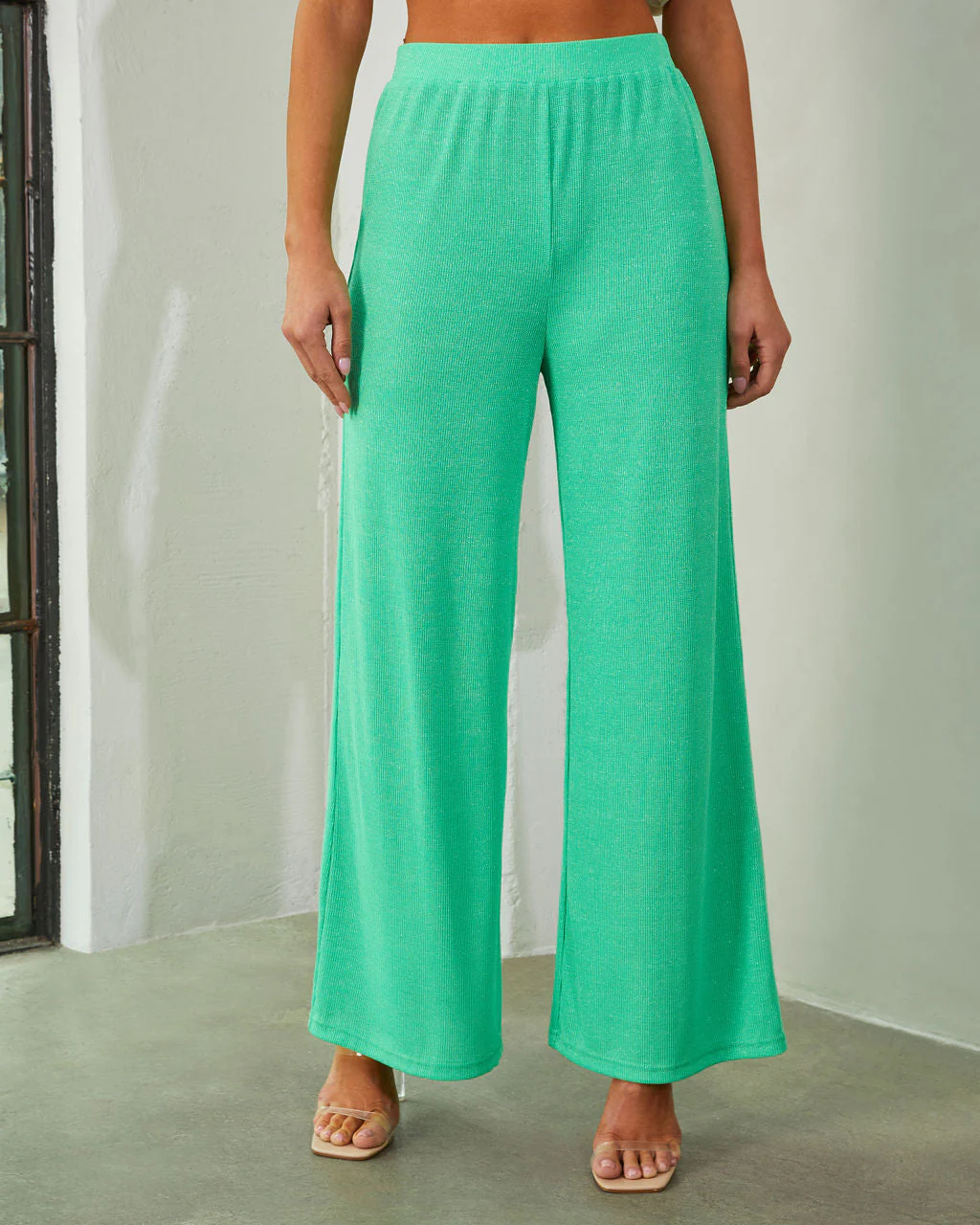 Netta Shimmer High Waist Pants - Image 3