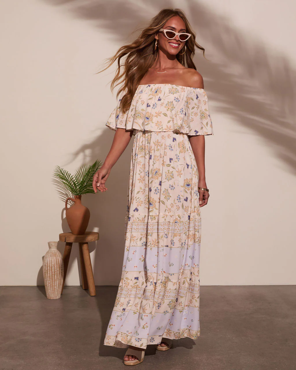 Niah Off The Shoulder Maxi Dress - Image 3