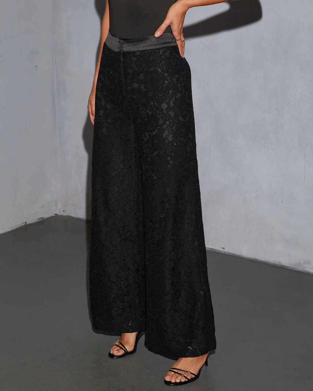 Night Sleigh Lace Straight Leg Pants - Image 3