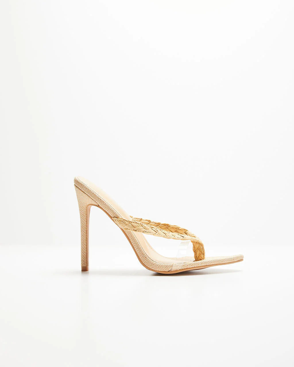 Nitro Woven Strap Slip On Stiletto Heels - Image 5