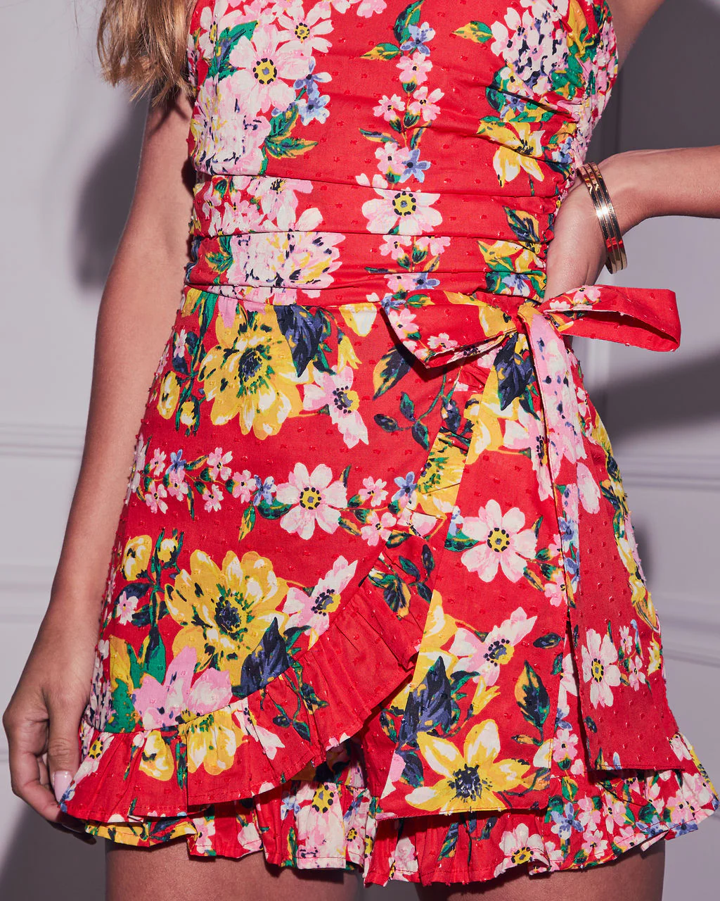 Noemia Waist Tie Romper - Image 6