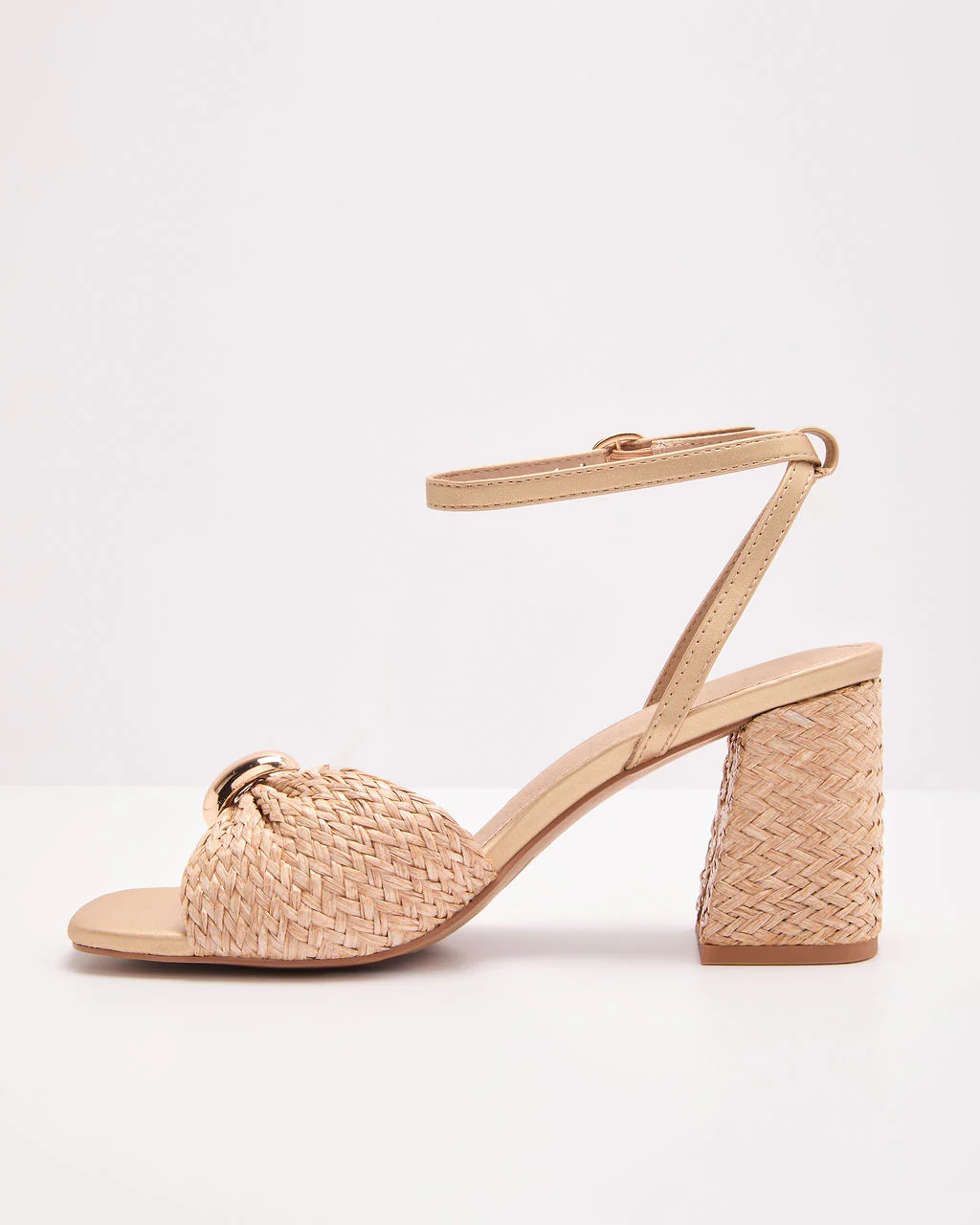 Nomah Woven Raffia Heels - Image 4