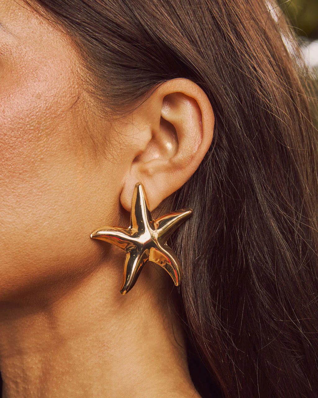 Norah Starfish Stud Earrings - Image 2