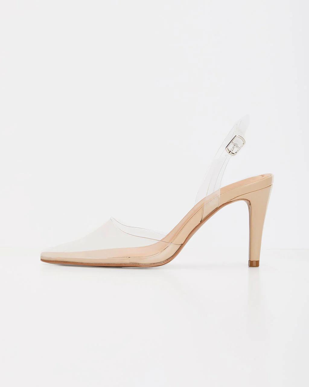 Norina Clear Slingback Pumps - Image 3