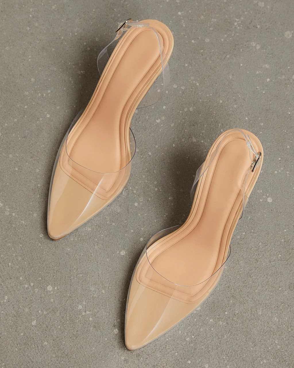 Norina Clear Slingback Pumps - Image 4