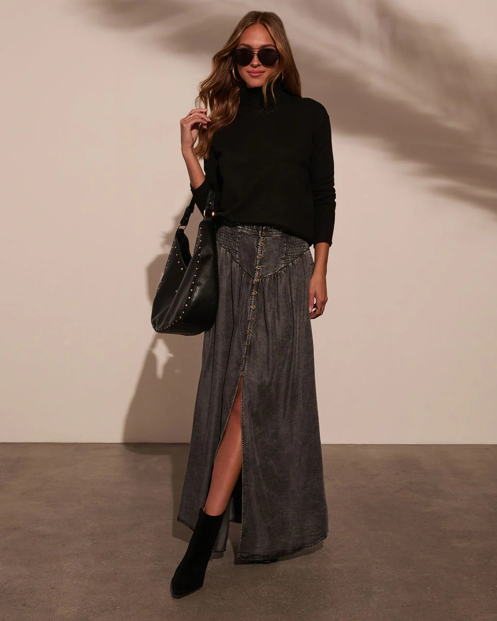 Normah Corset Waist Maxi Skirt - Image 2