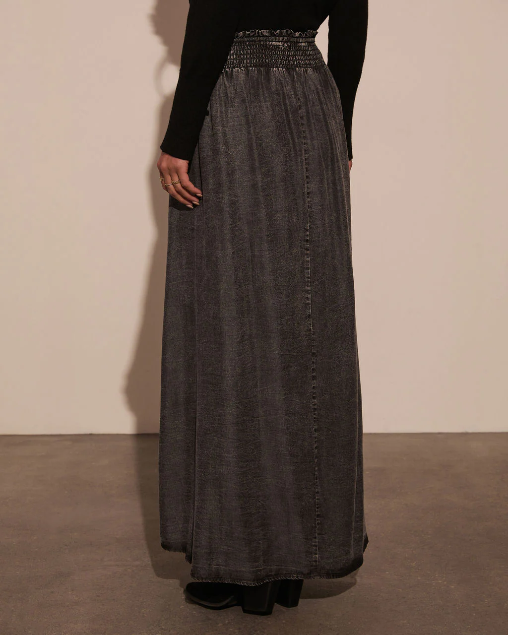 Normah Corset Waist Maxi Skirt - Image 4