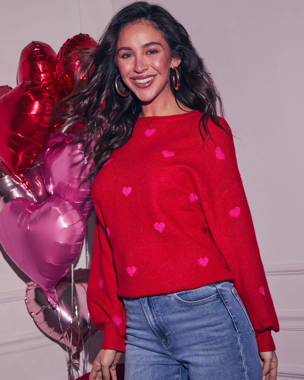 Normah Embroidered Heart Sweater - Image 3