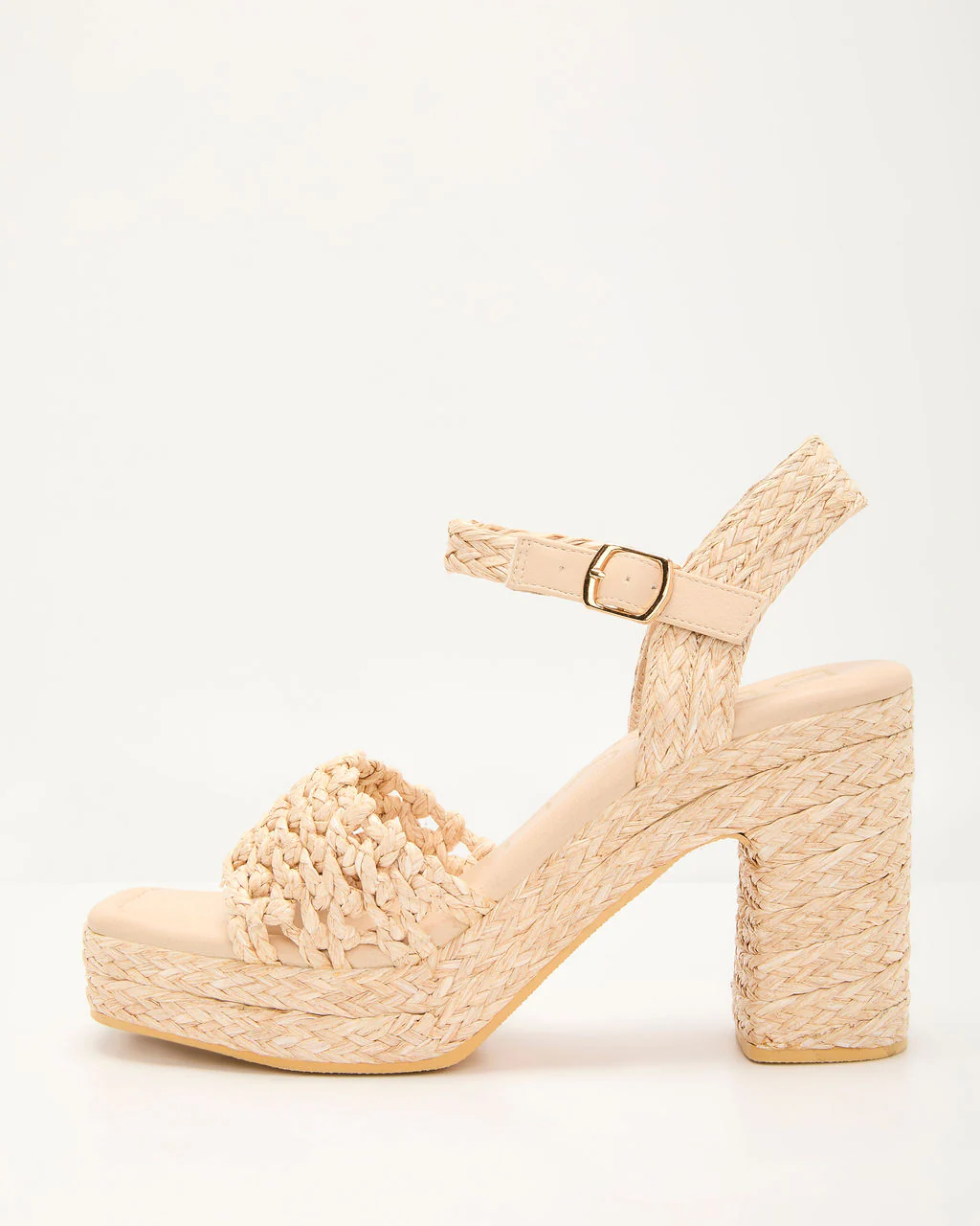 Normani Raffia Heeled Sandal - Image 5
