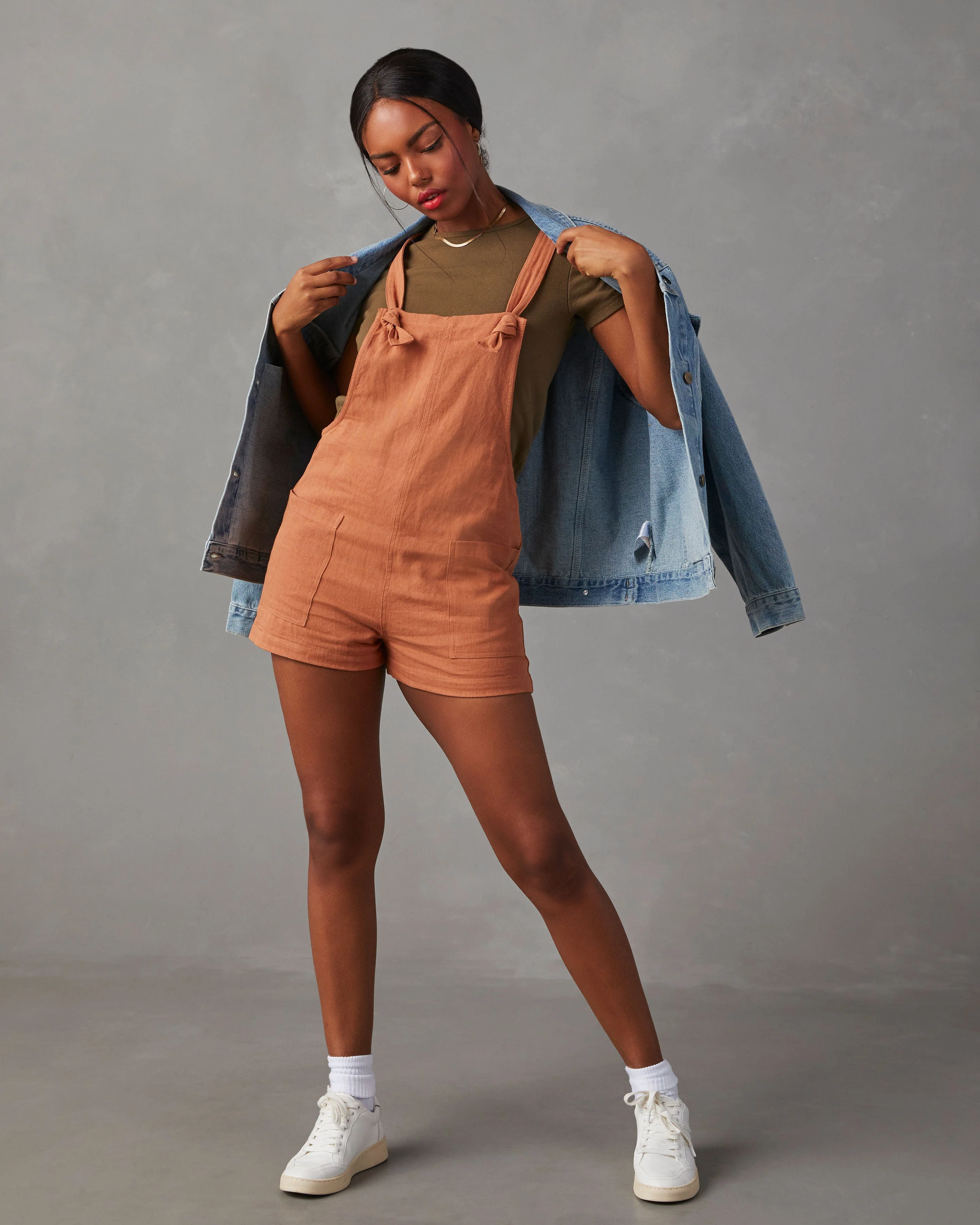 Northwest Cotton Linen Pocketed Romper - Image 11