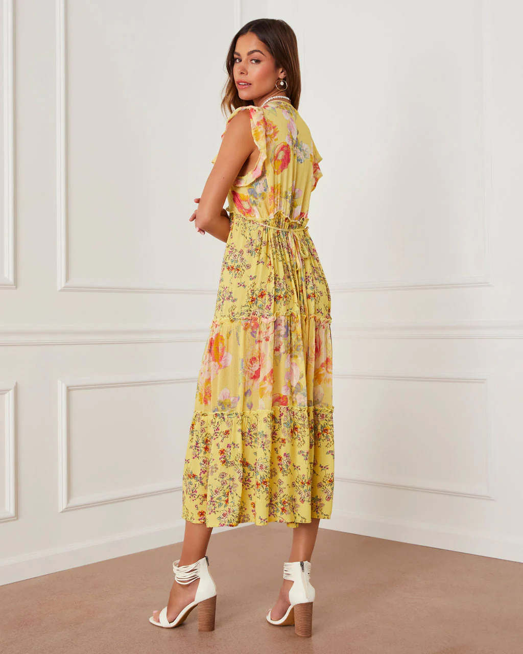 Novalie Boho Tiered Maxi Dress - Image 2
