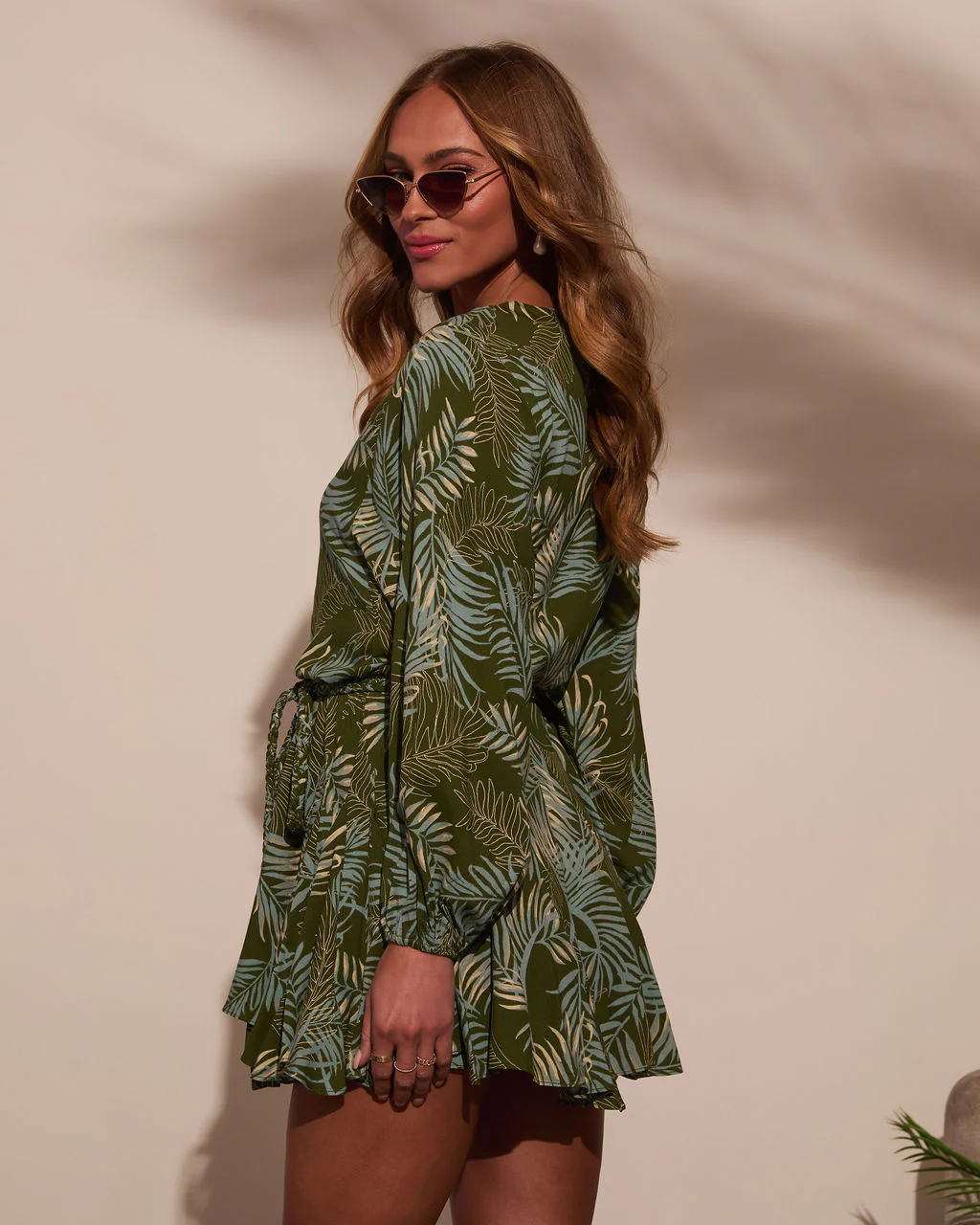 Ocean Breeze Waist Tie Mini Dress - Image 4